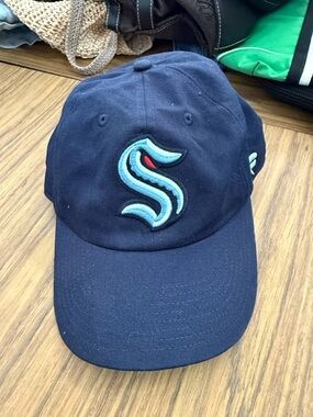 Fanatics Navy Blue Seattle S Hat with Teal Accent